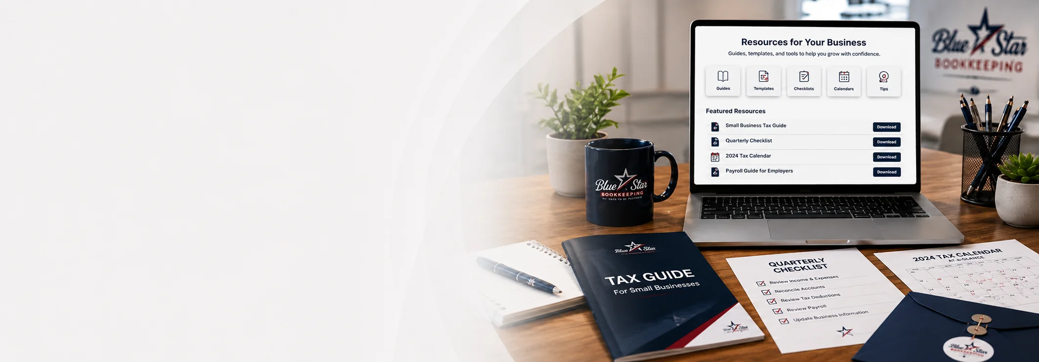 Bilingual tax and bookkeeping guides from Blue Star Bookkeeping